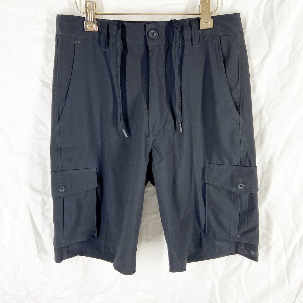 East Bay Mens Black Shorts Size 30